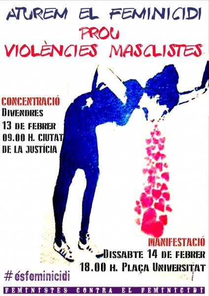 13/02:: Concentració de Feministes contra el Feminicidi