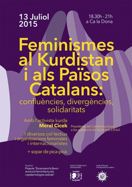 13/07:: Feminismes al Kurdistan i als PPCC: confluències, divergències i solidaritats