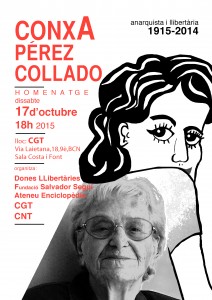 17/10:: Donatge a Conxa Pérez Collado