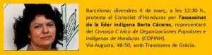 04/03:: Concentracions per l'assassinat de Berta Cáceres