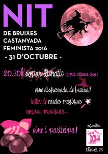 31/10:: Nit de Bruixes- Sopar Castanyada Feminista 2016 a Ca la Dona