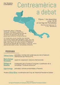 01/12:: Centreamèrica a debat- Col·legi de Periodistes