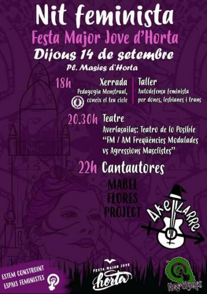 14/09:: Nit Feminista a la Festa Major d'Horta